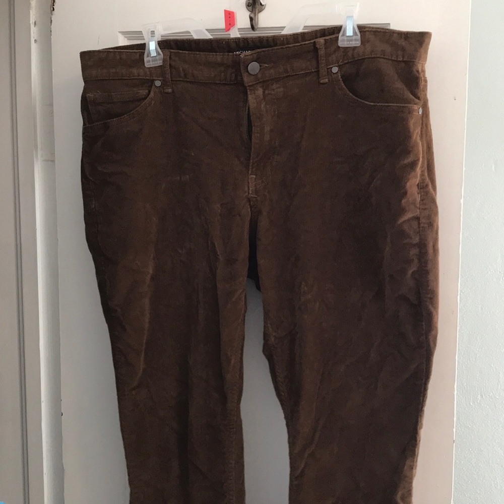 Brown corduroy pants
